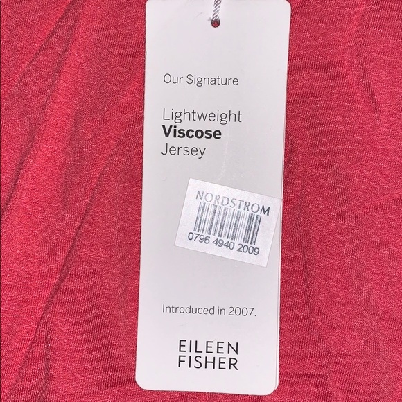 NWT Eileen Fisher Bateau Neck Knee Length Dress - Picture 7 of 9